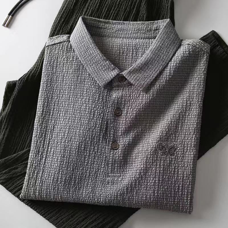Butterfly Crest Polo – Textured Edition