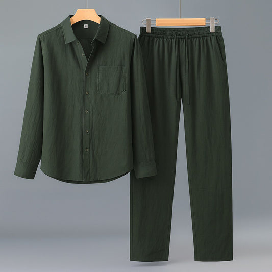 Top & Bottom Set Of Linen, Luxury And Style