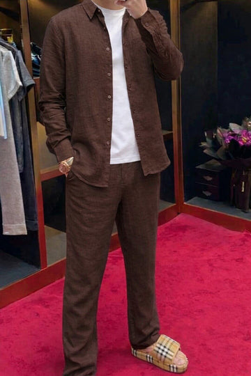 Top & Bottom Set Of Linen, Luxury And Premium